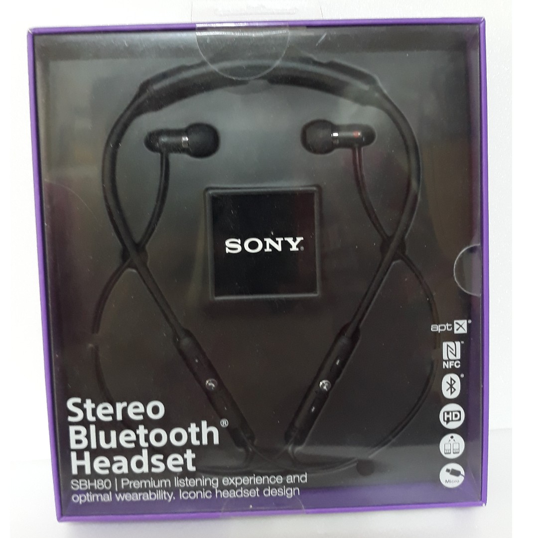 Sony SBH80 Stereo Bluetooth Headset Audio Headphones Headsets on Carousell