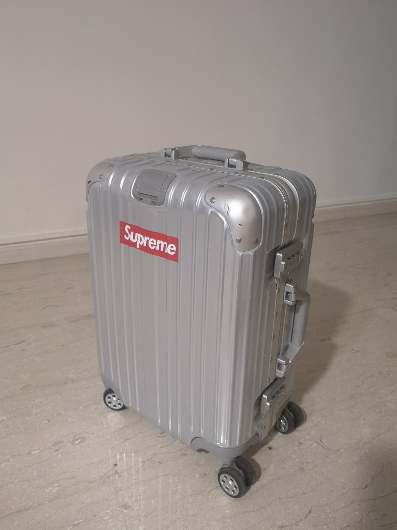 Supreme luggage sticker on sale