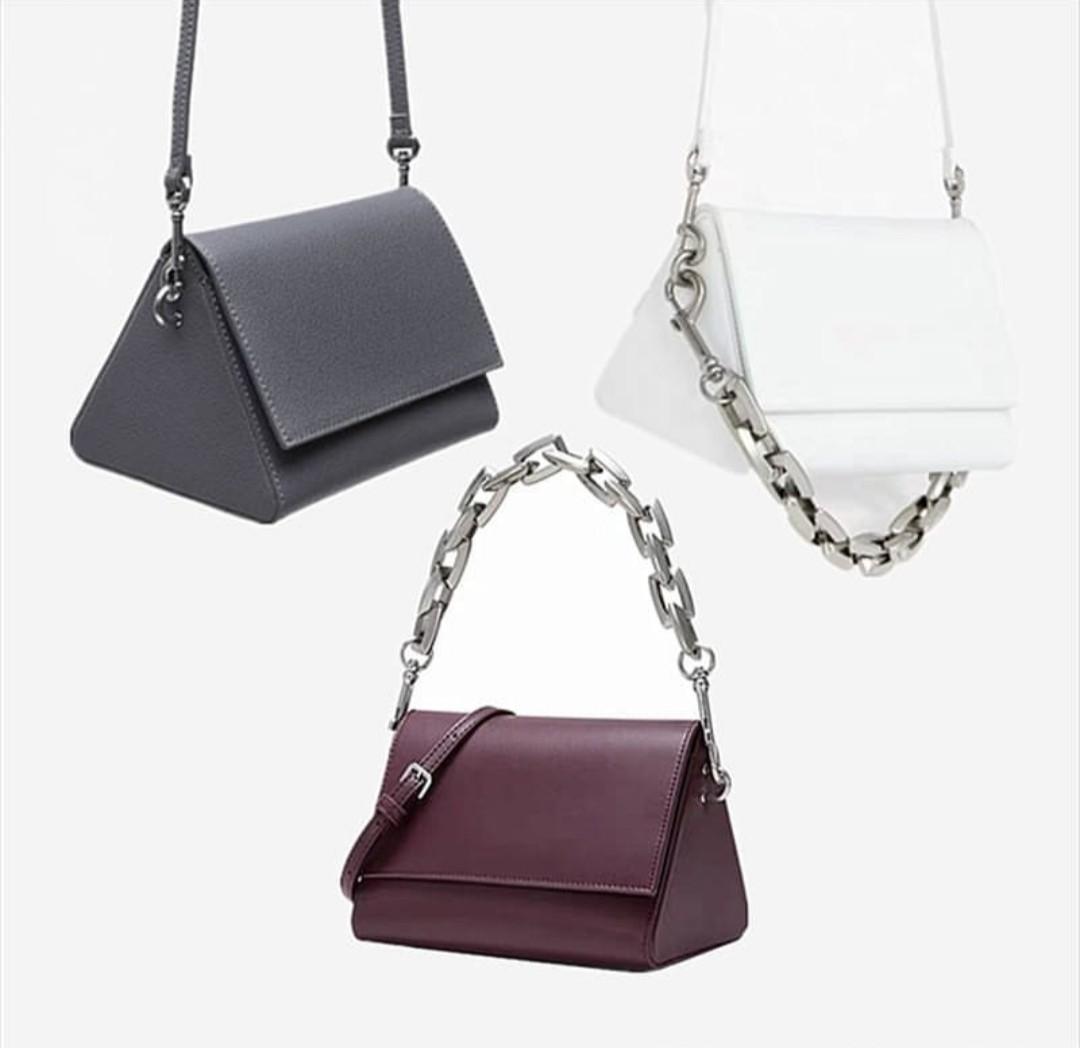Charles and shop keith triangle bag