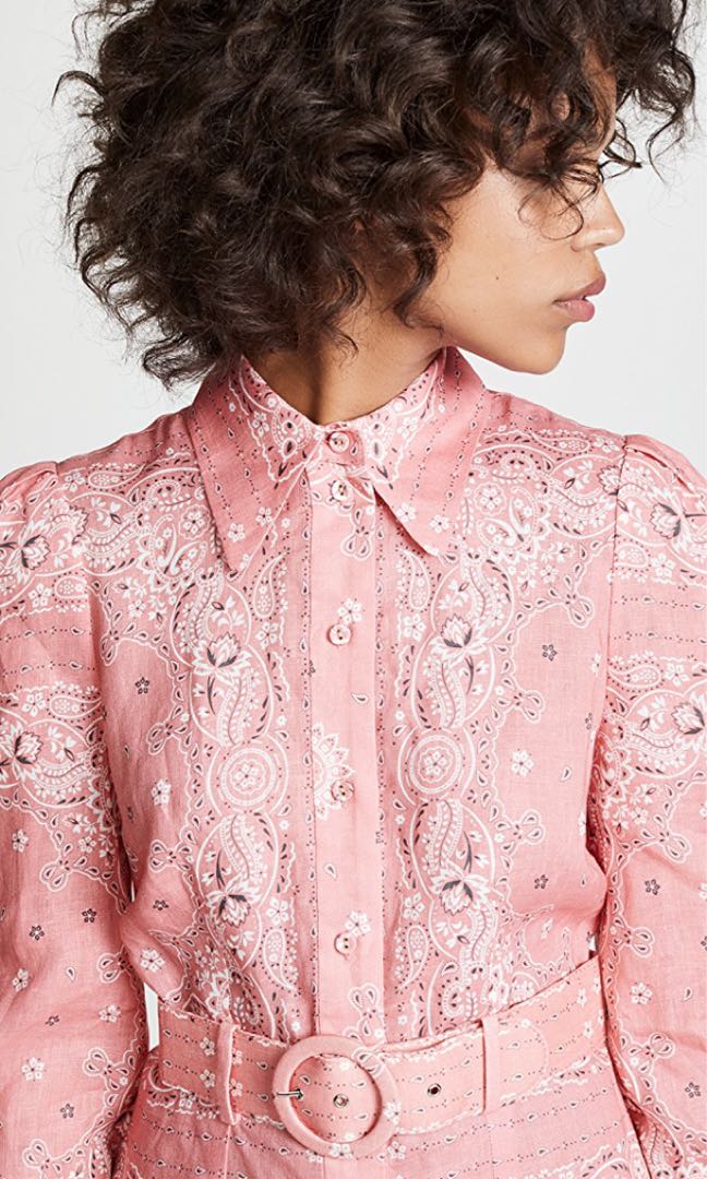 Zimmermann bandana best sale shirt dress