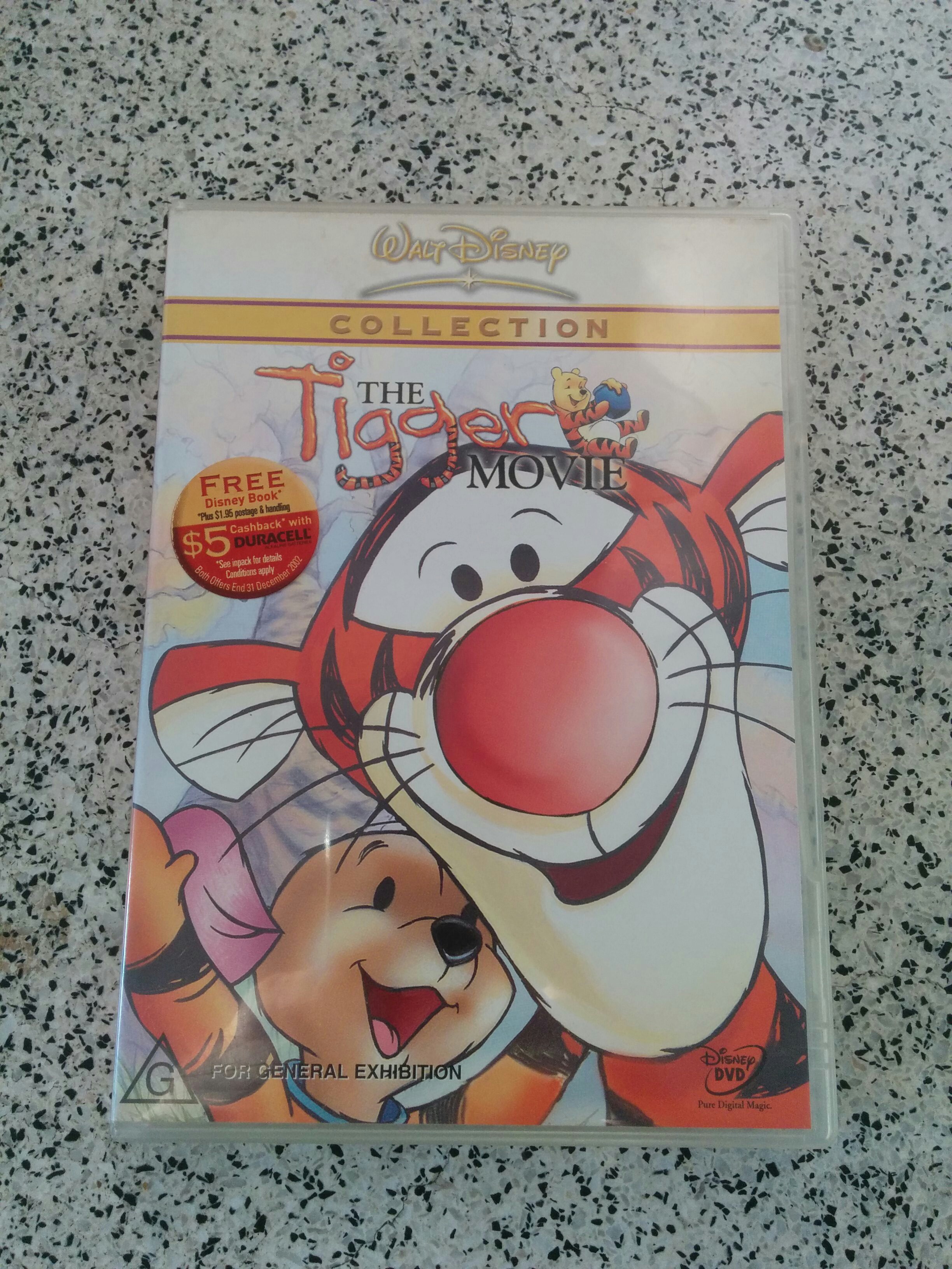 The Tigger Movie DVD Movie A, Hobbies & Toys, Music & Media, CDs & DVDs