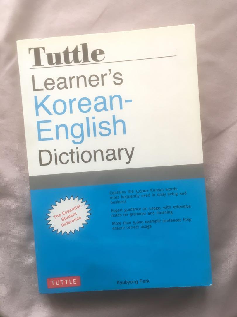 Tuttle Learners Koreanenglish Dictionary Novel Pdf Latest