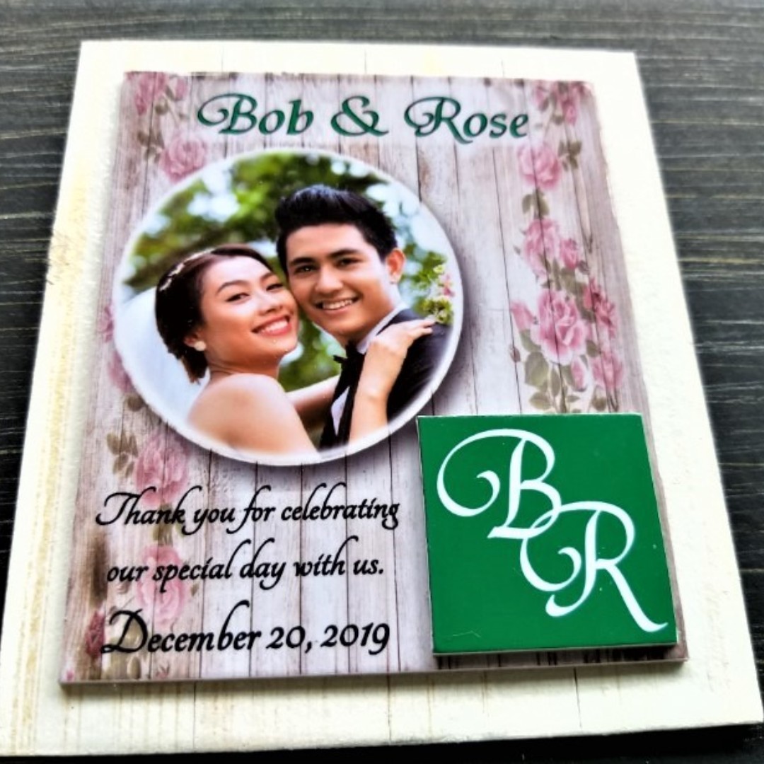 Unique Wedding Souvenir Personalized Ref Magnet Design Craft Others On Carousell