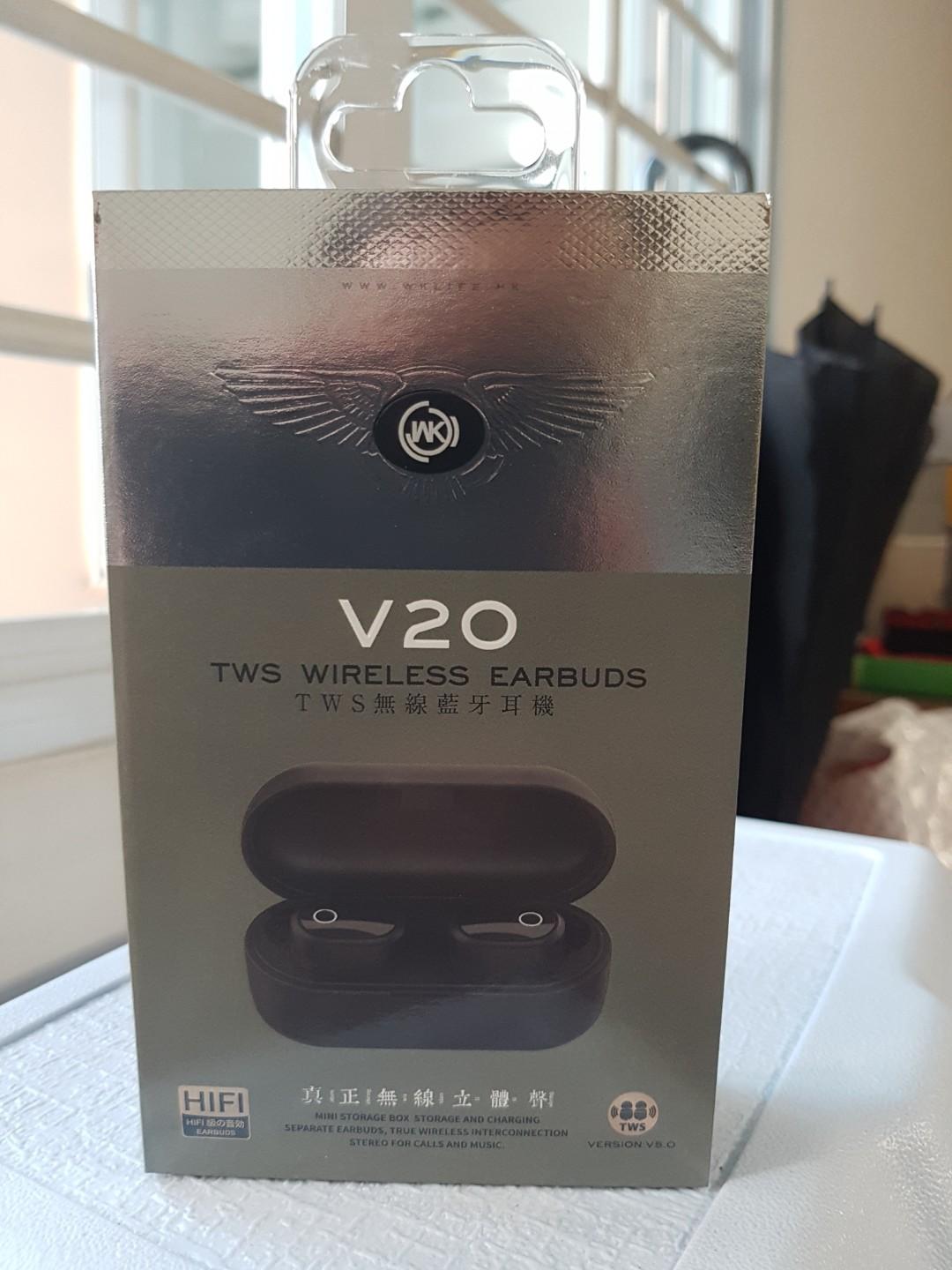 V20 tws wireless earbuds sales