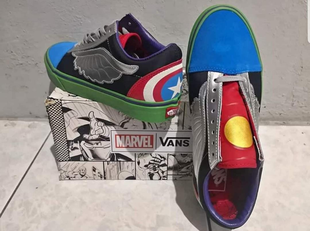 Marvel vans sale top