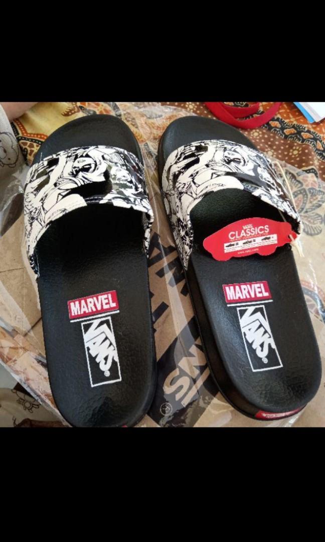 Vans x marvel slip on slippers sandal premium bukan zara h m