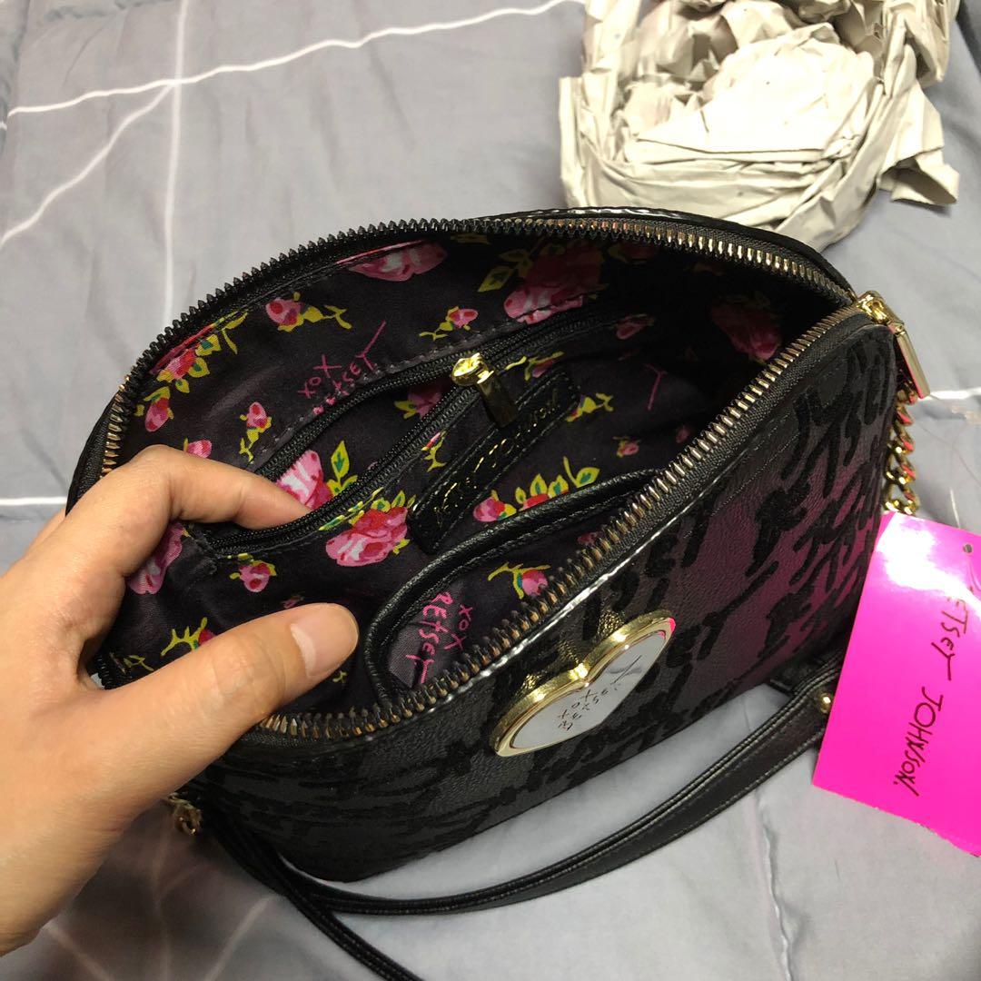XOX BETSEY by Betsey Johnson Black Monogram