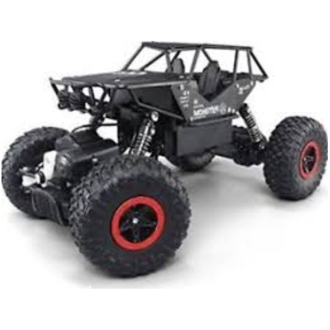 monster climbing car