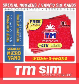 TM by Globe Special Number Vanity Sim Card Premium