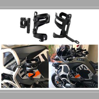 Motorcycle Crash Bar Water Bottle Bracket Holder for BMW R1200GS F800GS KTM 1290 ADV