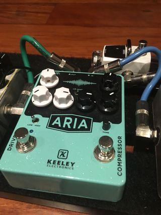 Keeley Aria Compressor and Drive Pedal