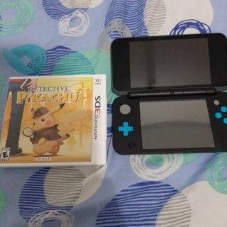 Nintendo 2ds xl new with detective pikachu