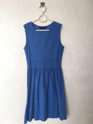 Dorothy Perkins blue skater dress