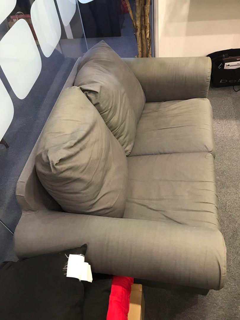 Free 2 seater office Sofa self collect , Furniture & Home Living