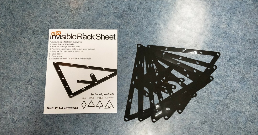 6 Magic rack pool ball sheet, Sports Equipment, Sports & Games