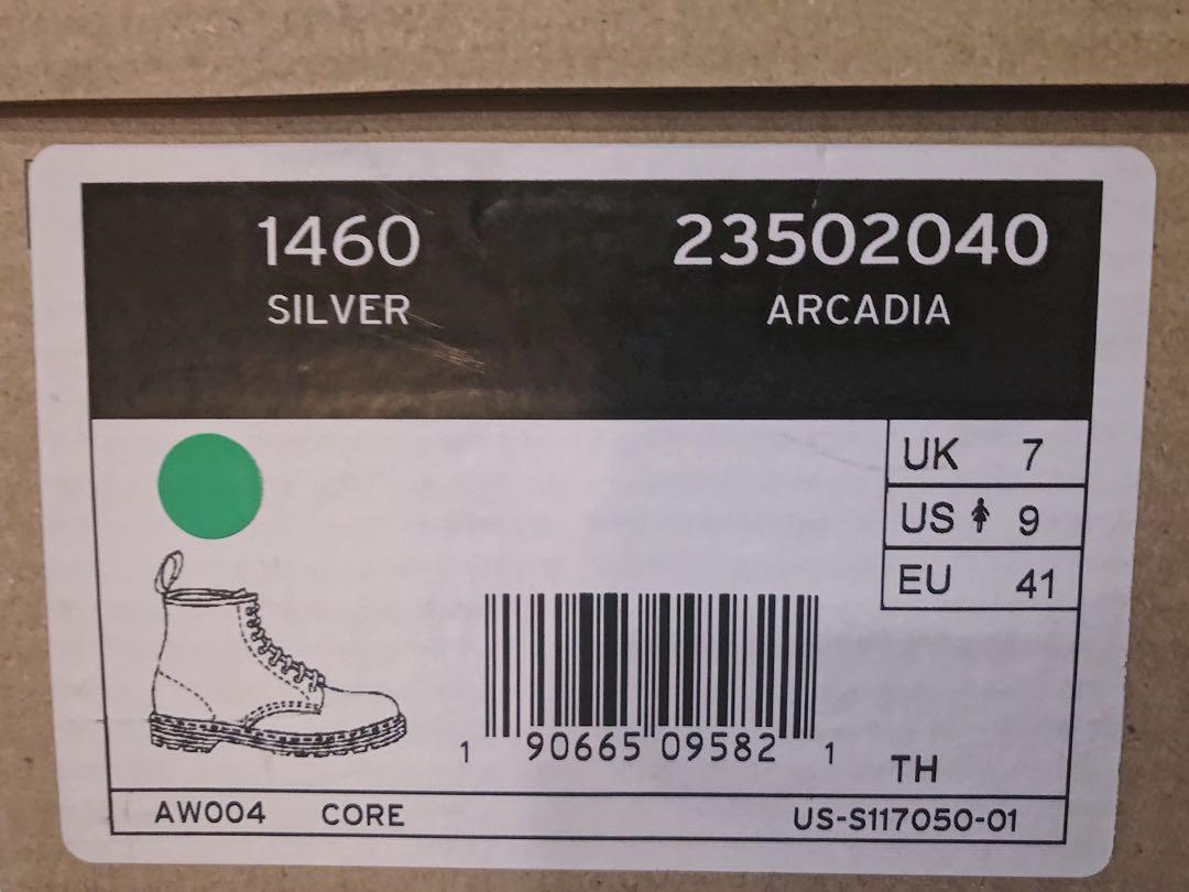 dr martens 1460 silver