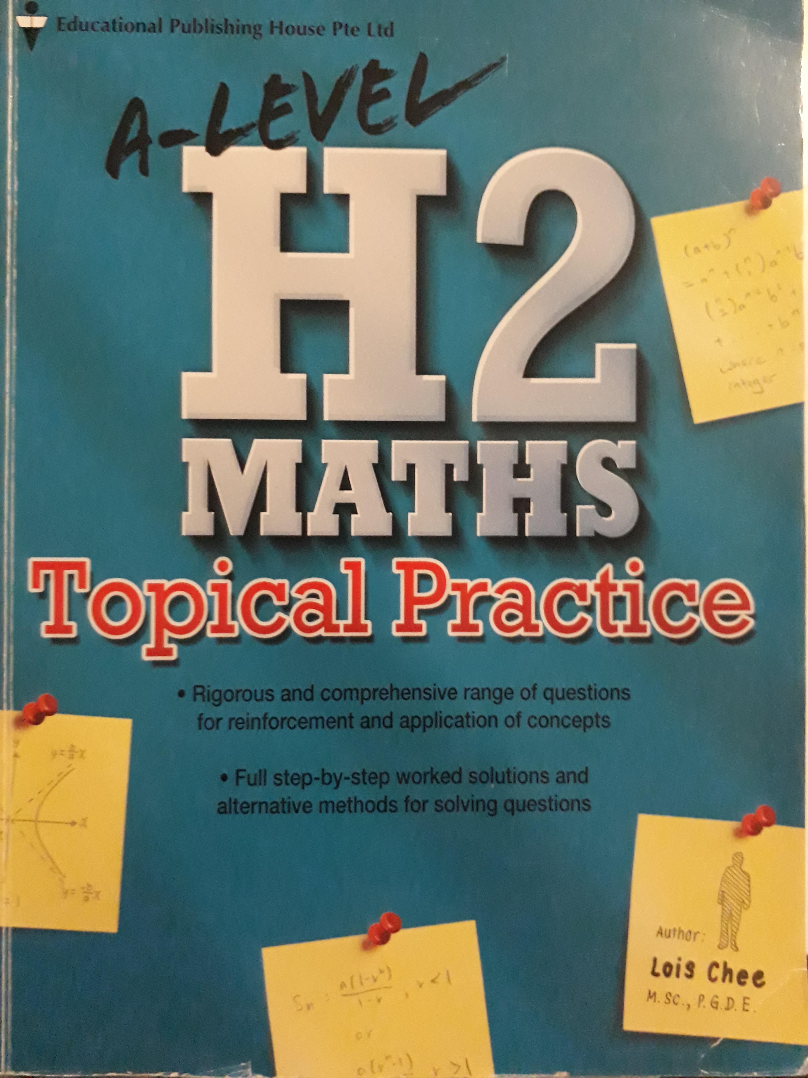 A level Maths (Category: Assessment Books) located in Singapore. Submitted by therocket52 (Listing ID 249807772, Image 1). Description: A level mathematics textbook. Helped me a whole lot in my practice for my exams. fast deal..