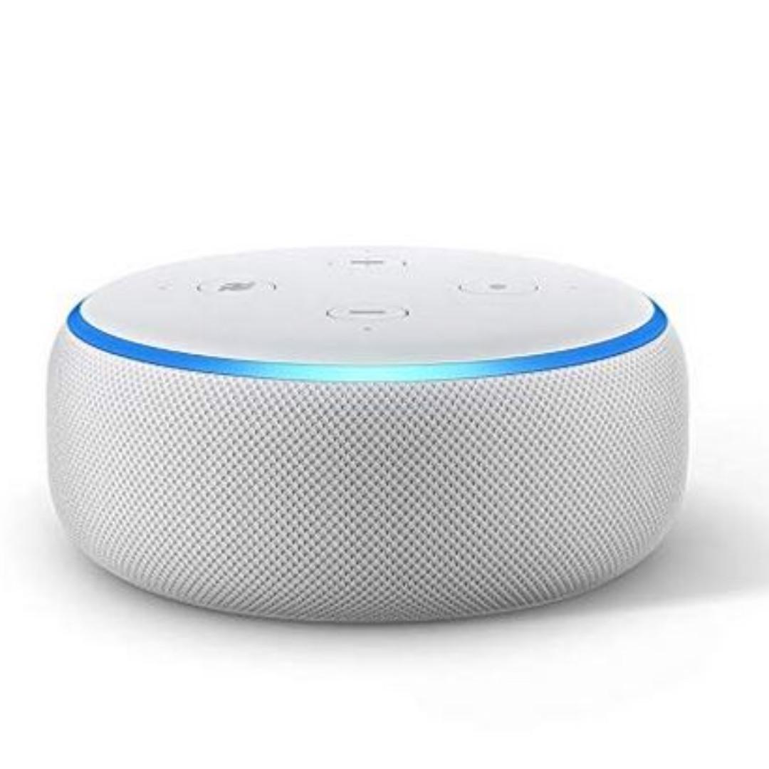 Amazon Echo Dot 3rd Generation - Heather Gray and Charcoal (Category: Entertainment Systems & Smart Home Devices) located in Marikina City. Submitted by sbrfsmartgadgets (Listing ID 249657963, Image 2). Description: Meet Echo Dot - Our most popular smart speaker with a fabric design. It is our most compact smart speaker that fits perfectly into small spaces. Improved speaker quality - Better speaker quality than Echo Dot Gen 2 for richer and loud