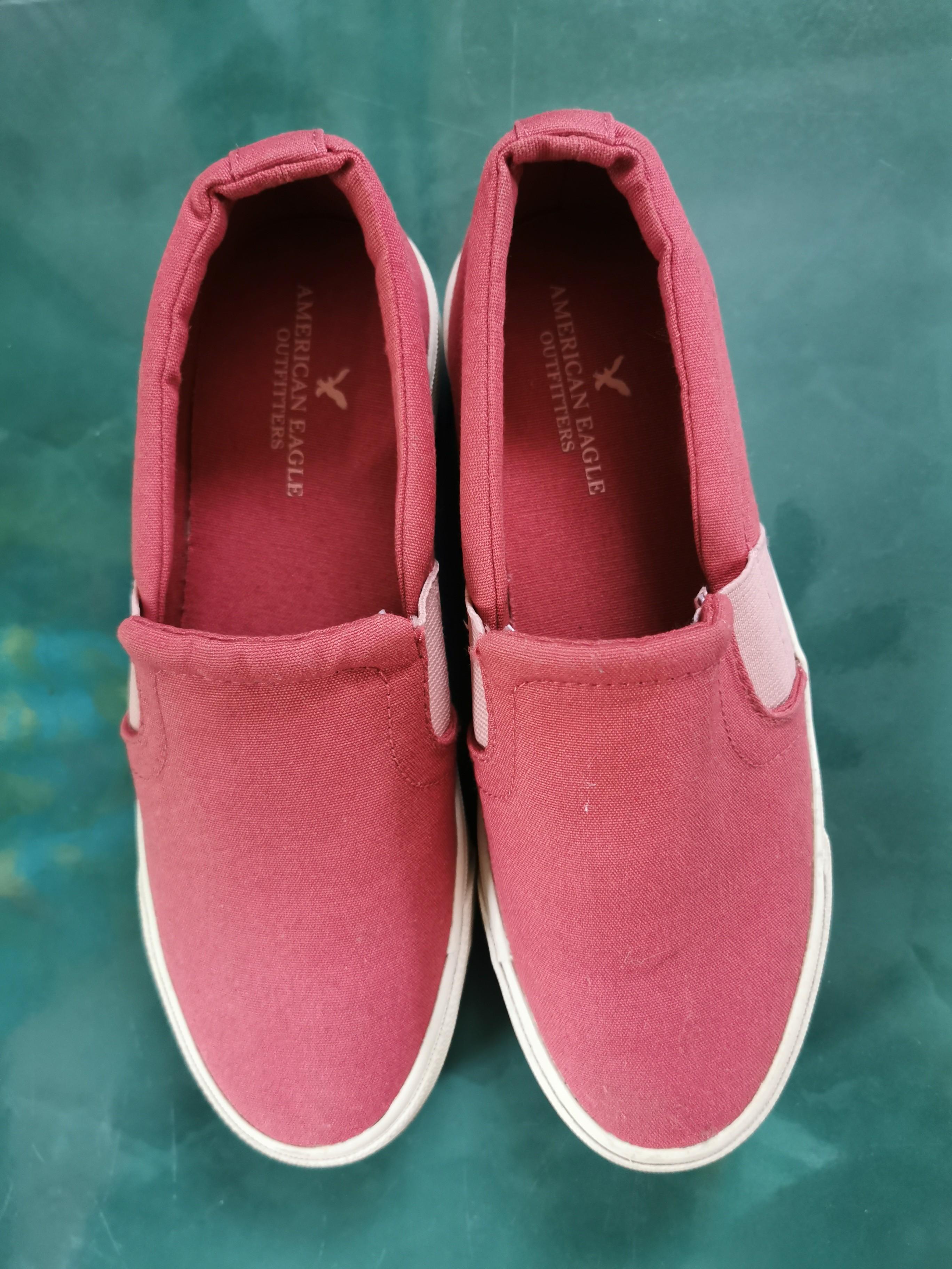 american eagle red shoes