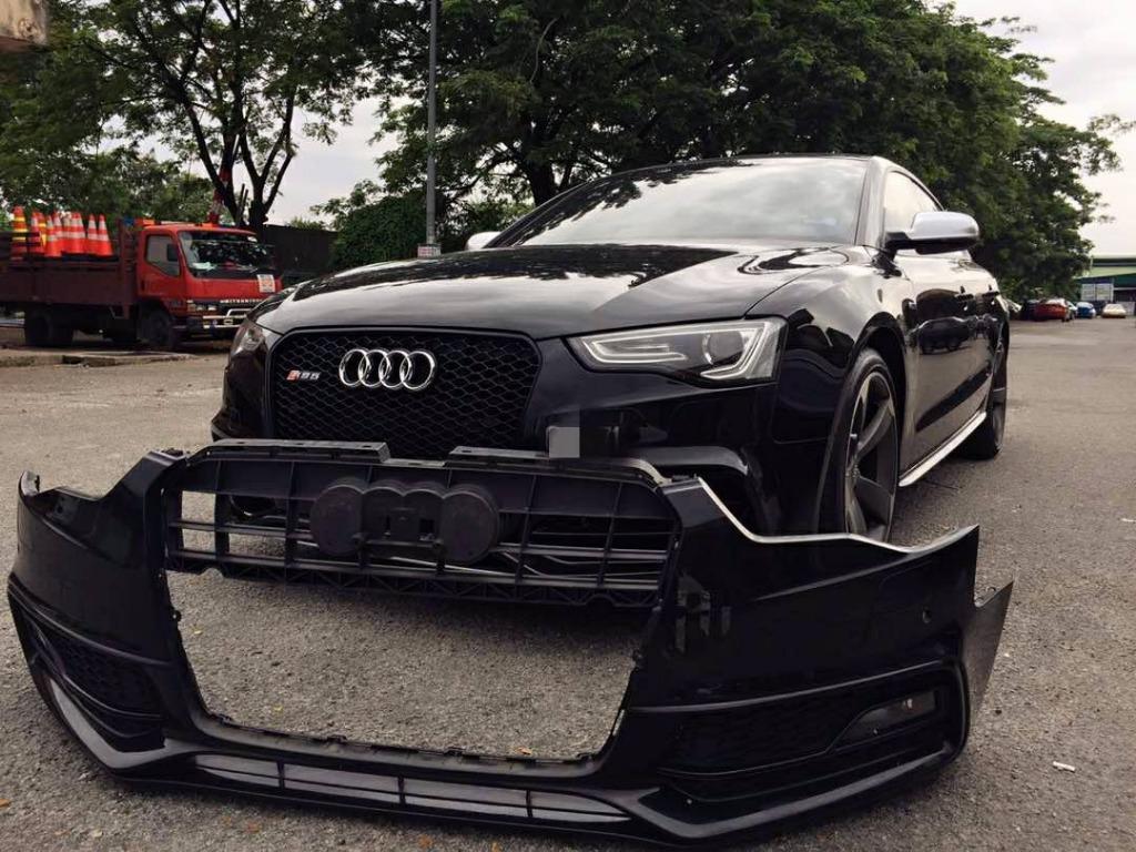 Audi A5 B8.5 Convert RS5 Front Bumper Body kit set Auto
