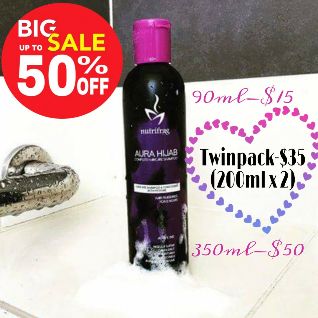 AURAHIJAB SHAMPOO / AURA HIJAB / SHAMPOO + CONDITIONER 2 IN 1, Beauty