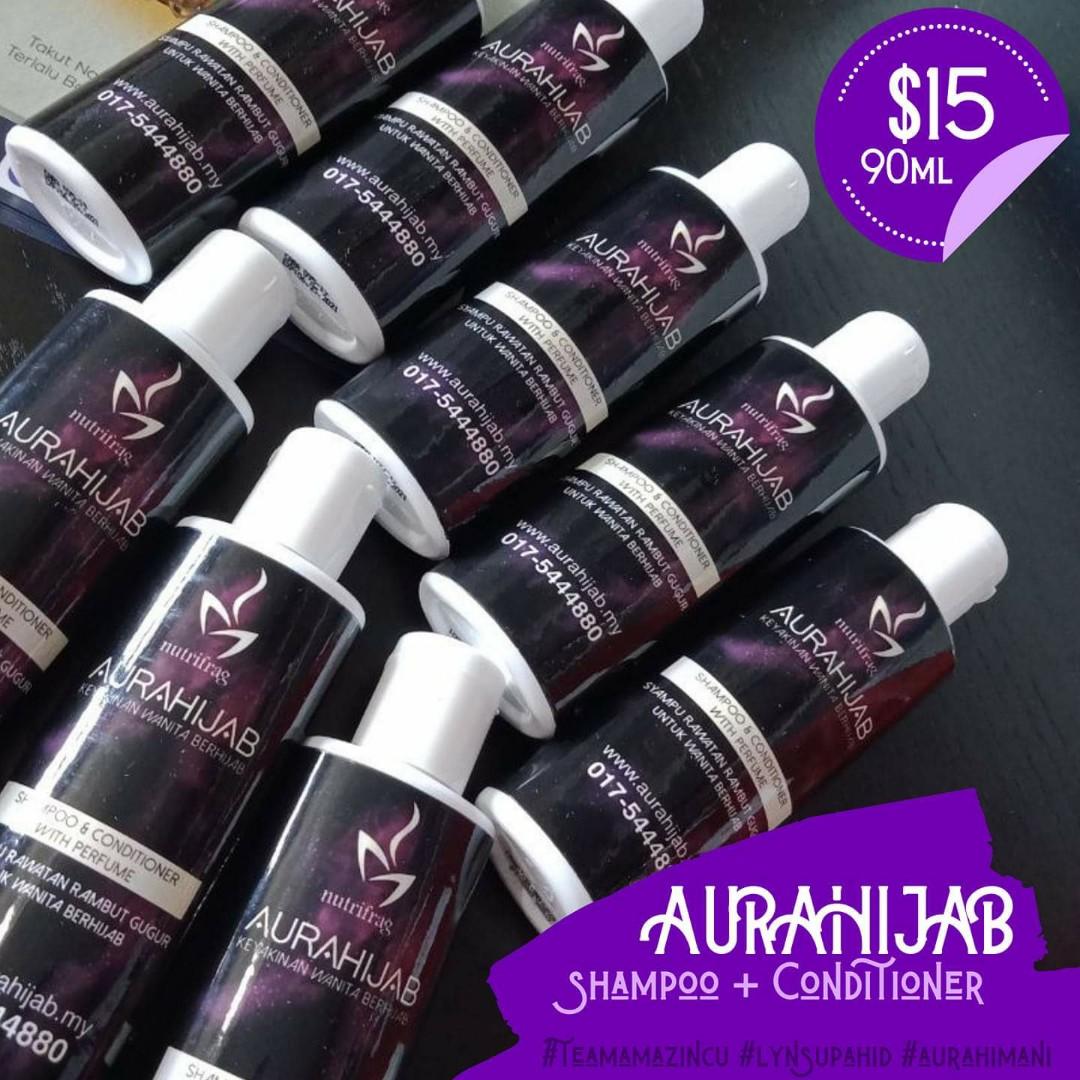 AURAHIJAB SHAMPOO / AURA HIJAB / SHAMPOO + CONDITIONER 2 IN 1, Beauty