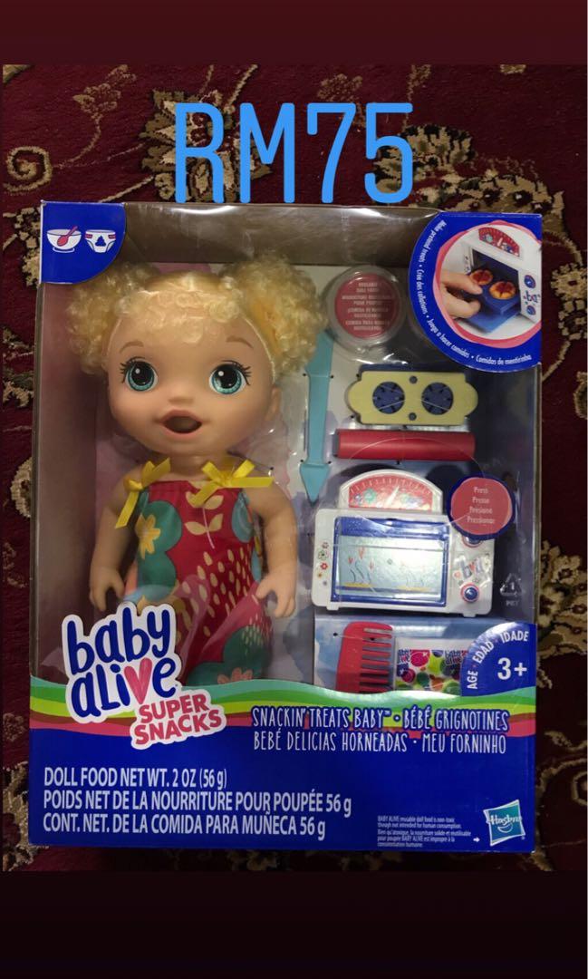 baby alive snackin treats