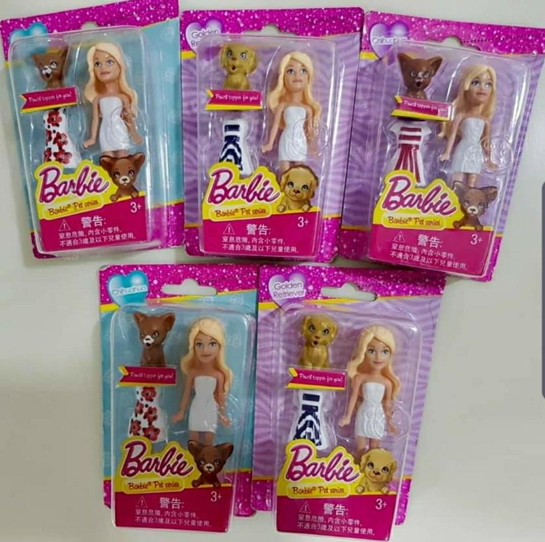 barbie pet series mini doll