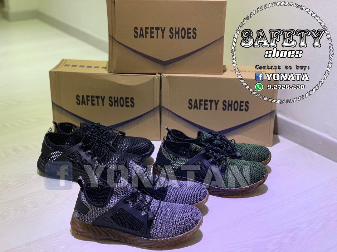 safety green sneakers