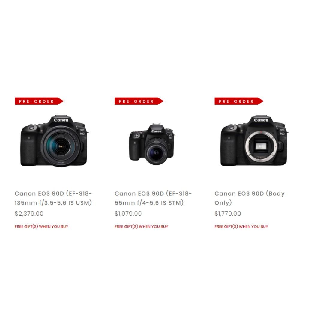 Canon EOS 90D BODY * NEW MODEL *, Photography, Cameras on Carousell