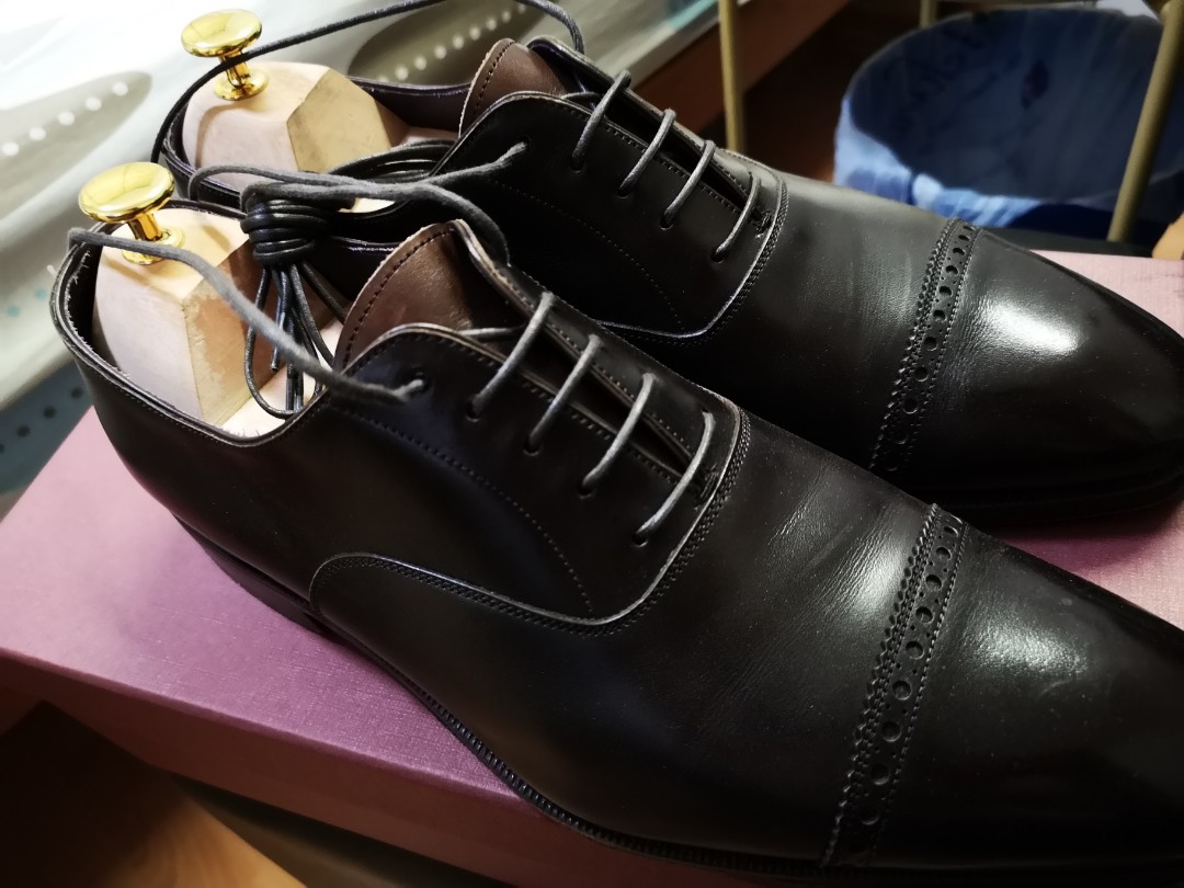 Carmina Cap Toe Oxford (Dark Brown), Men'S Fashion, Footwear, Dress Shoes  On Carousell