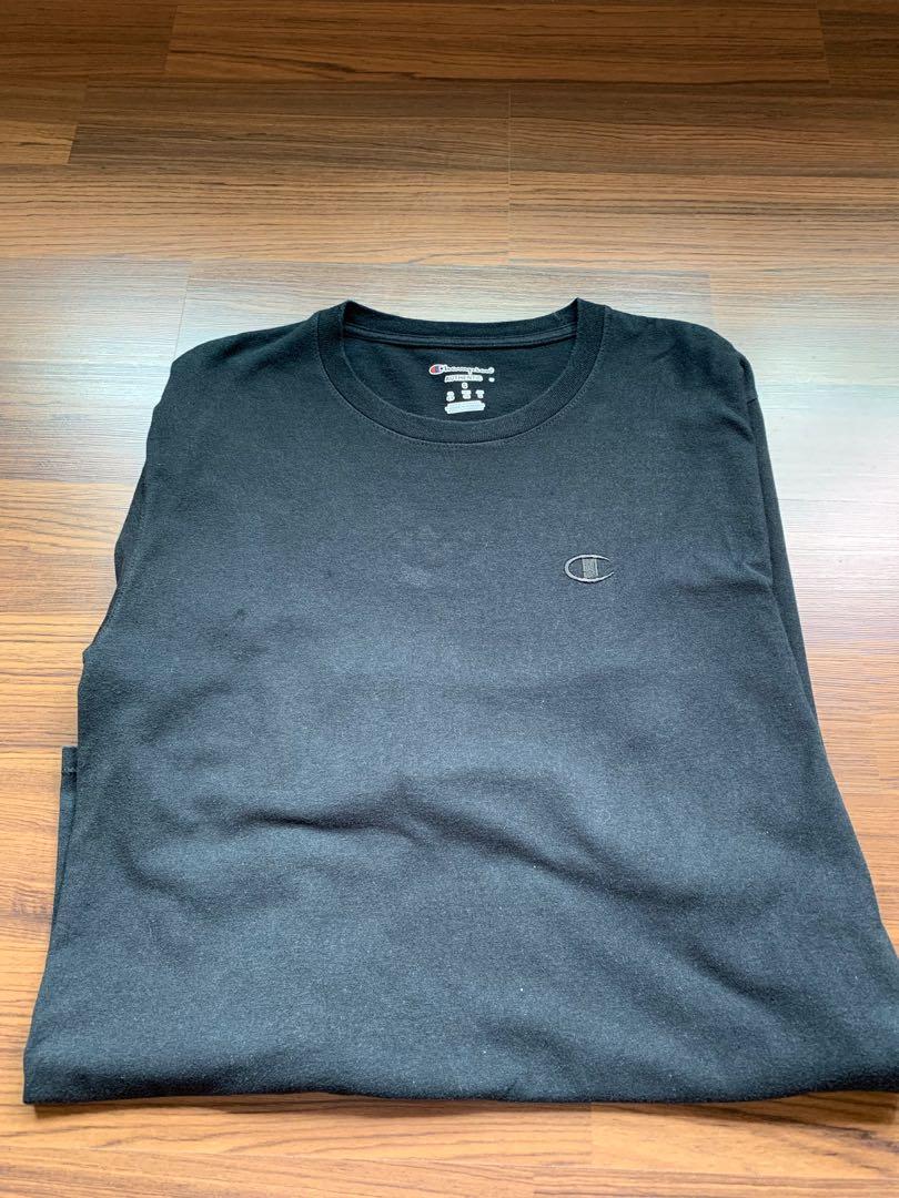 Champion Black Pullover Men S Fashion Clothes Tops On Carousell