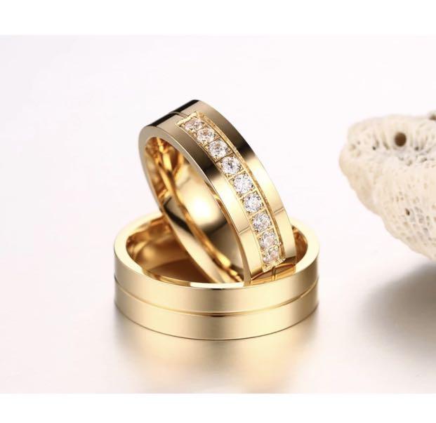 Customized promise rings top for him and her