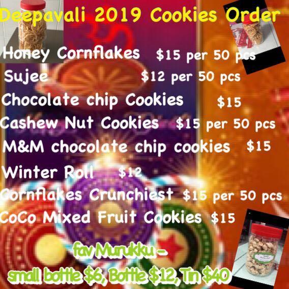 Deepavali 2019 Cookies Order Food Drinks Packaged Snacks On Carousell