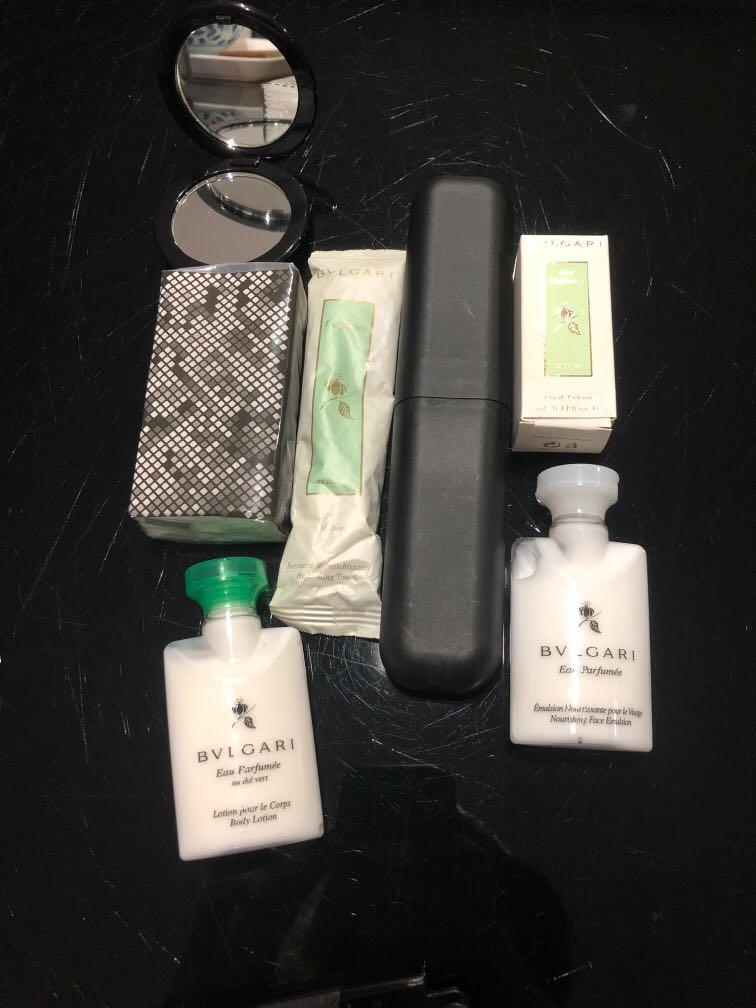 Emirates Bvlgari Business Class Toiletries Kit Bucket Bag, Furniture