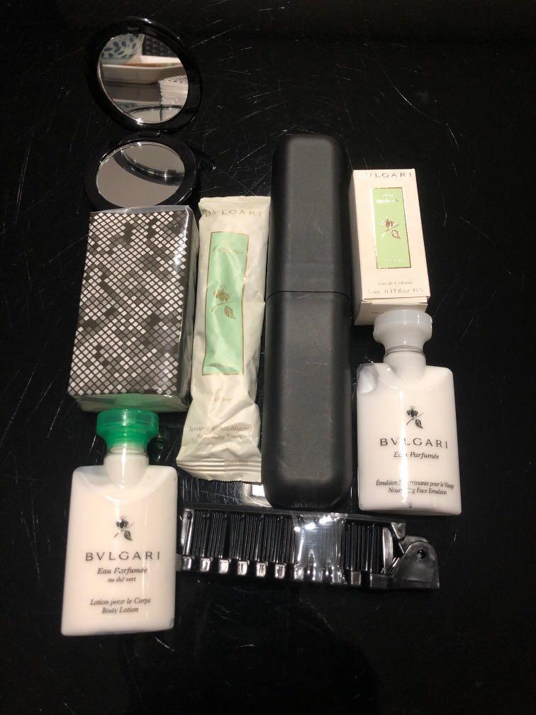 Emirates Bvlgari Business Class Toiletries Kit Bucket Bag, Furniture