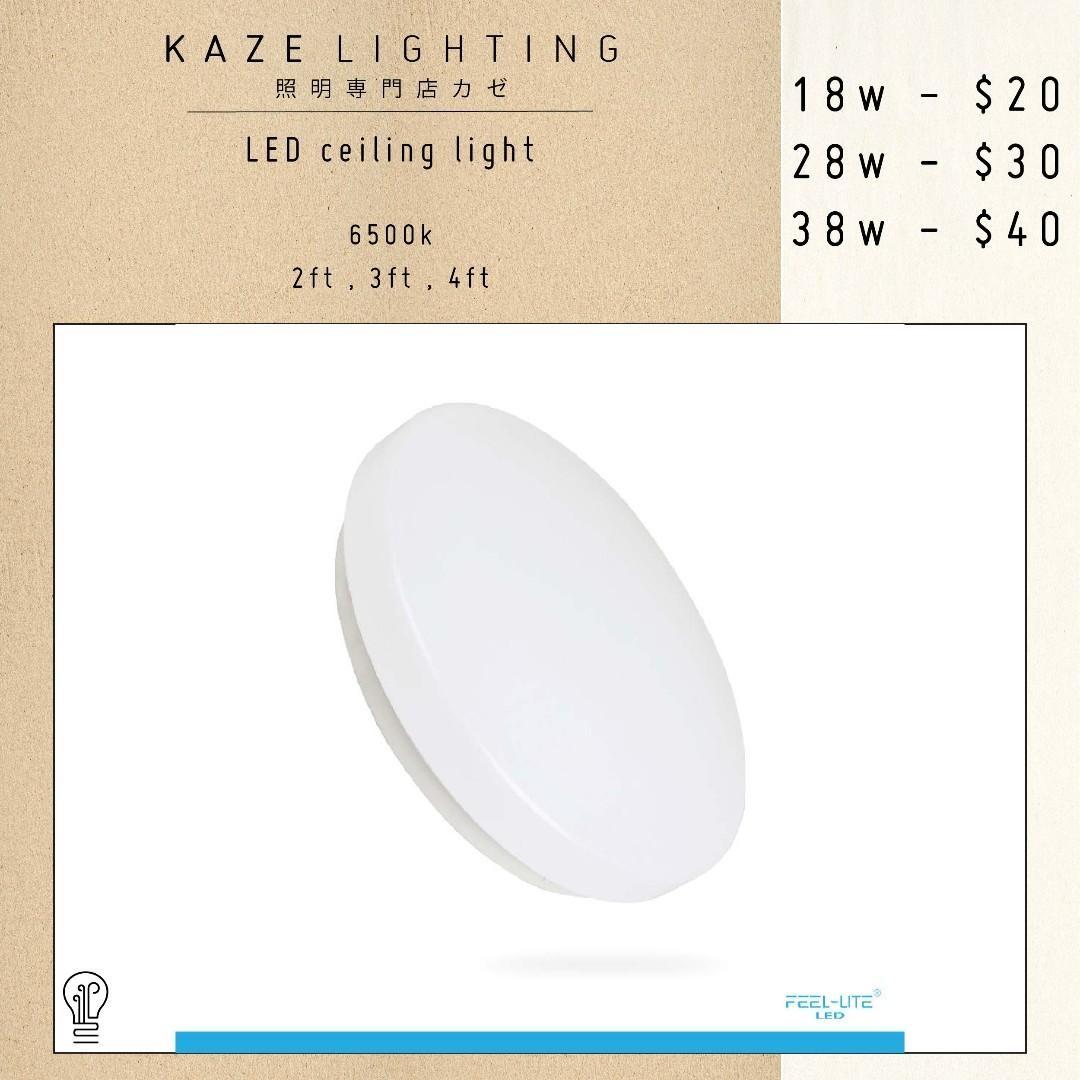 Feel Lite LED Ceiling Light (Daylight), Furniture & Home Living ...
