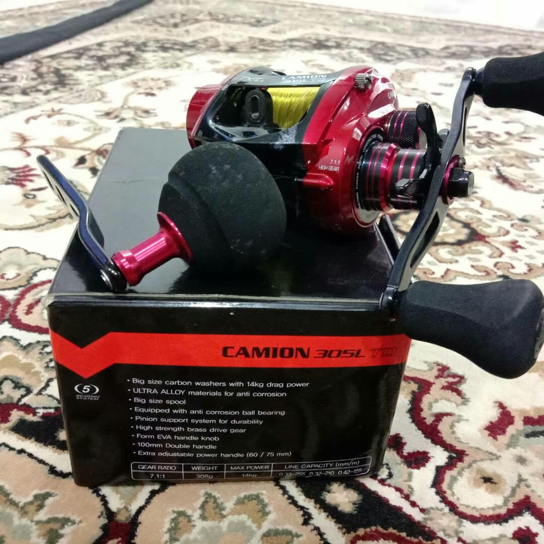 Fishing Reel lexima camion 305L, Sports Equipment, Fishing on Carousell