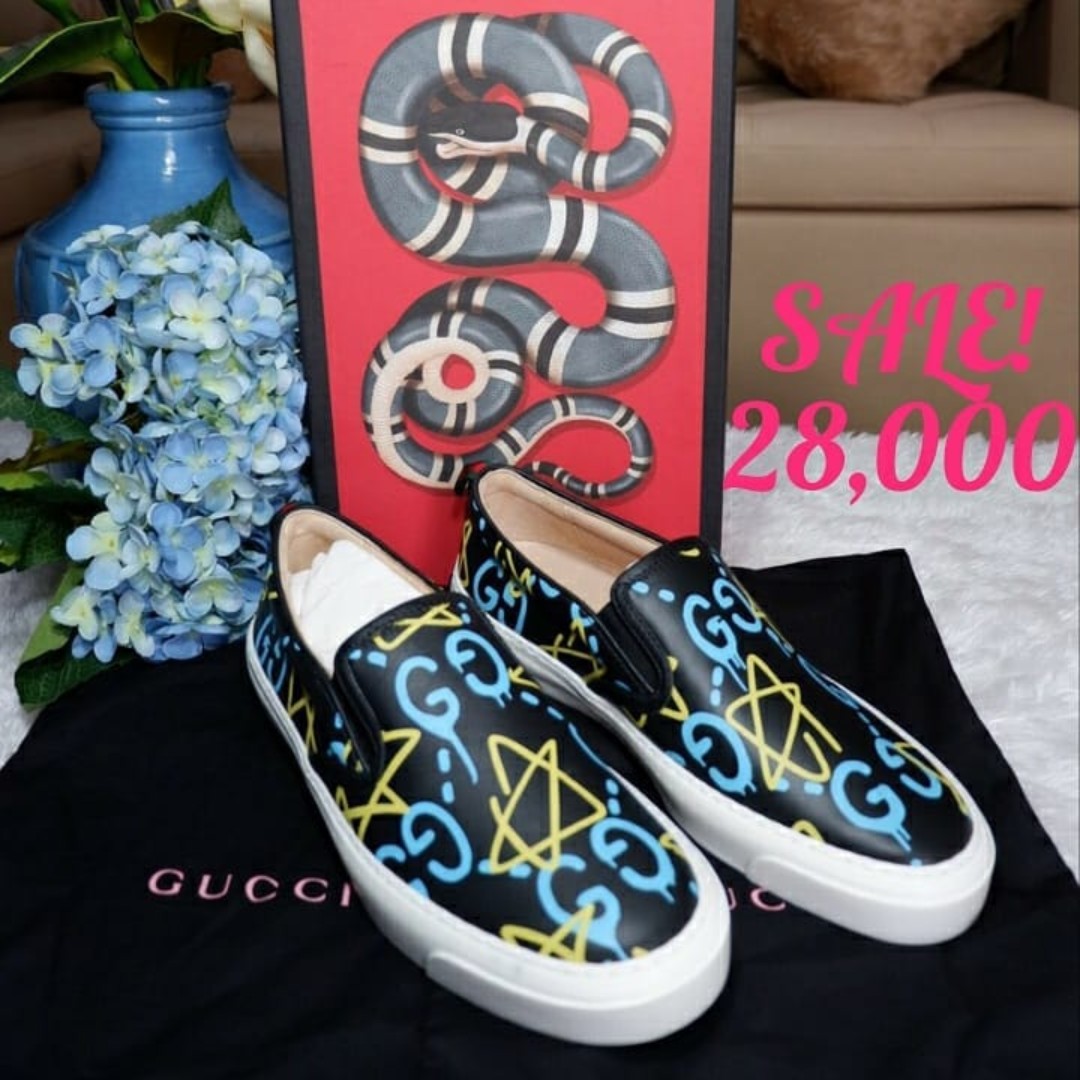 gucci ghost slip on