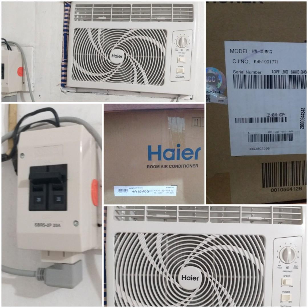 Haier Aircon, TV & Home Appliances, Air Conditioning and Heating on