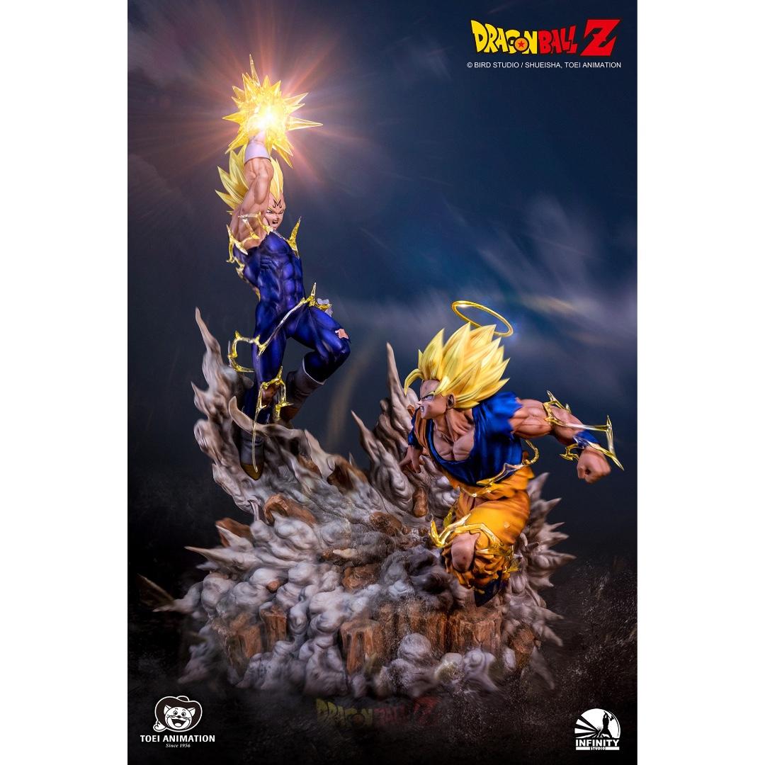 Infinity Studio Dragon Ball Super Saiyan 2 Goku Vs Majin