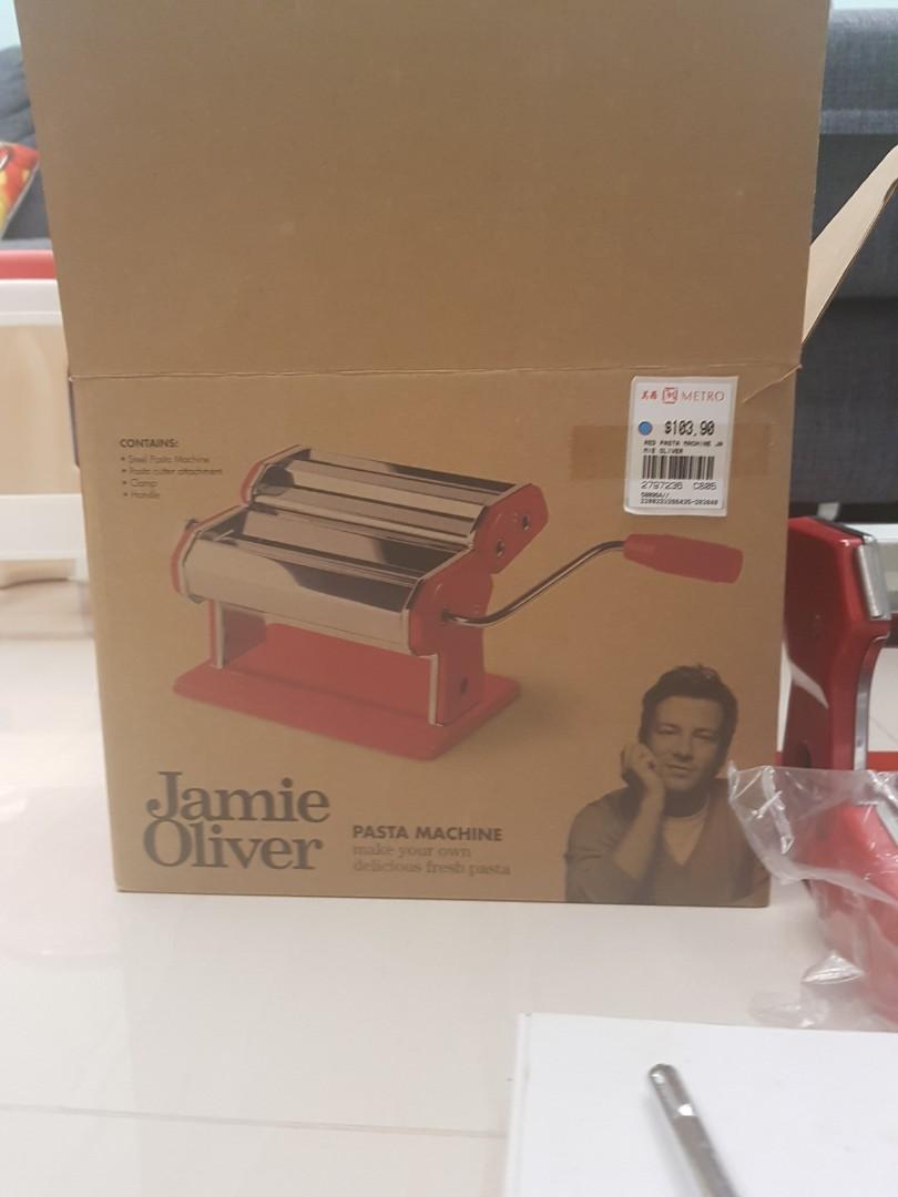 Jamie Oliver Pasta Machine (Red), TV & Home Appliances, Kitchen Appliances, Coffee Machines