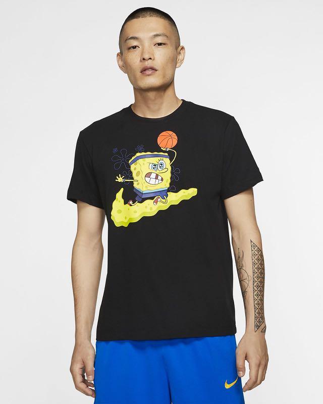 Kyrie NIKE DRI FIT SPONGEBOB Tee Men s Fashion Tops Sets