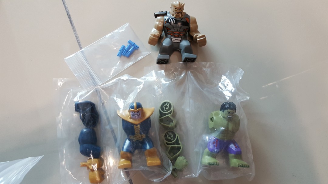 Lego hulk and shop thanos
