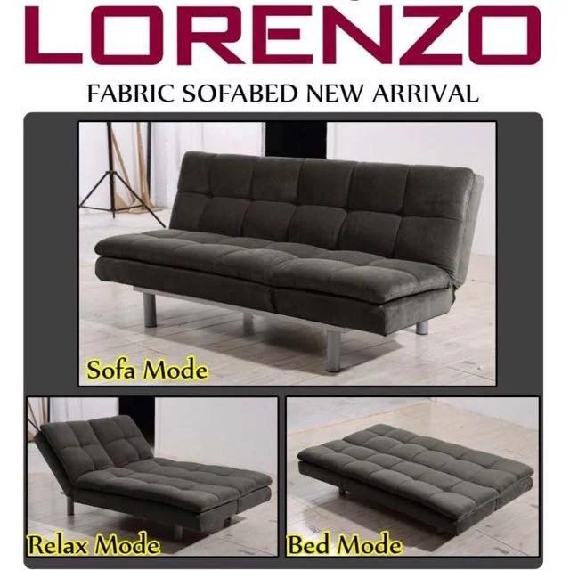 Lorenzo 3 Seater Leather Effect Sofa Bed With Storage Baci Living Room