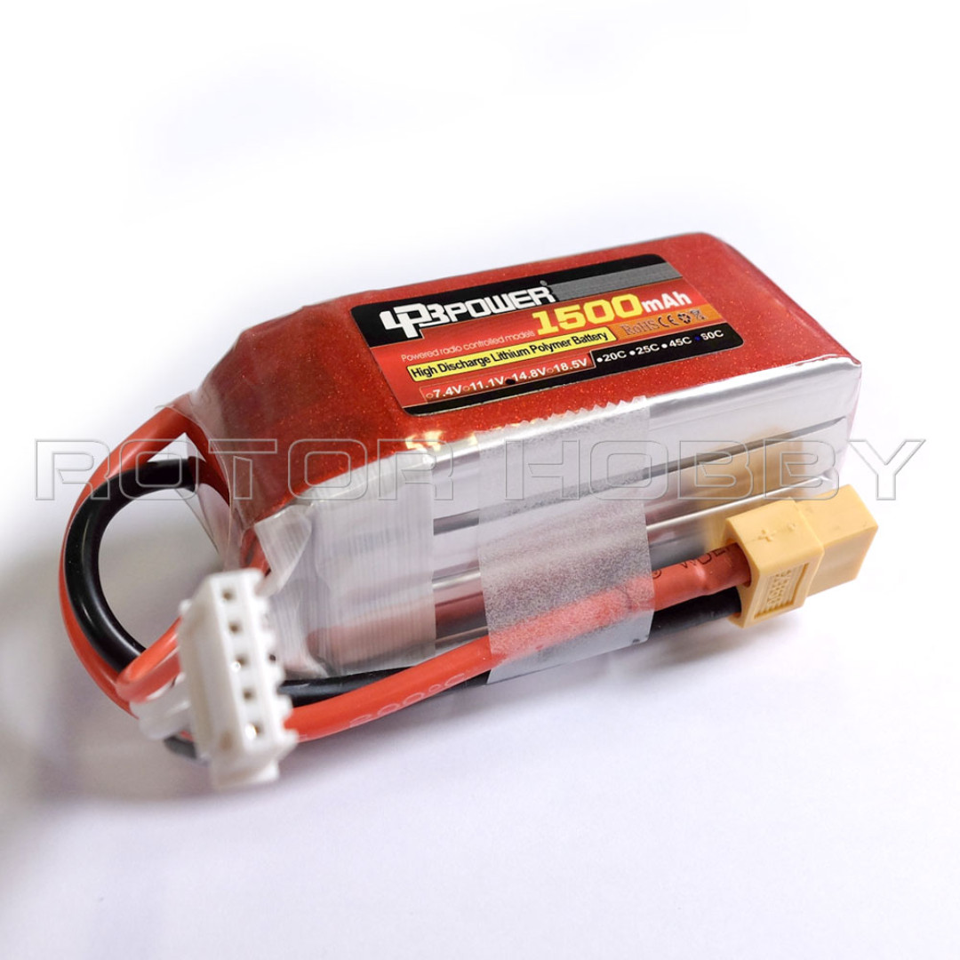 LPB 14.8V 1500mAh 60C LiPo Battery, XT60. Rechargeable. Code ...