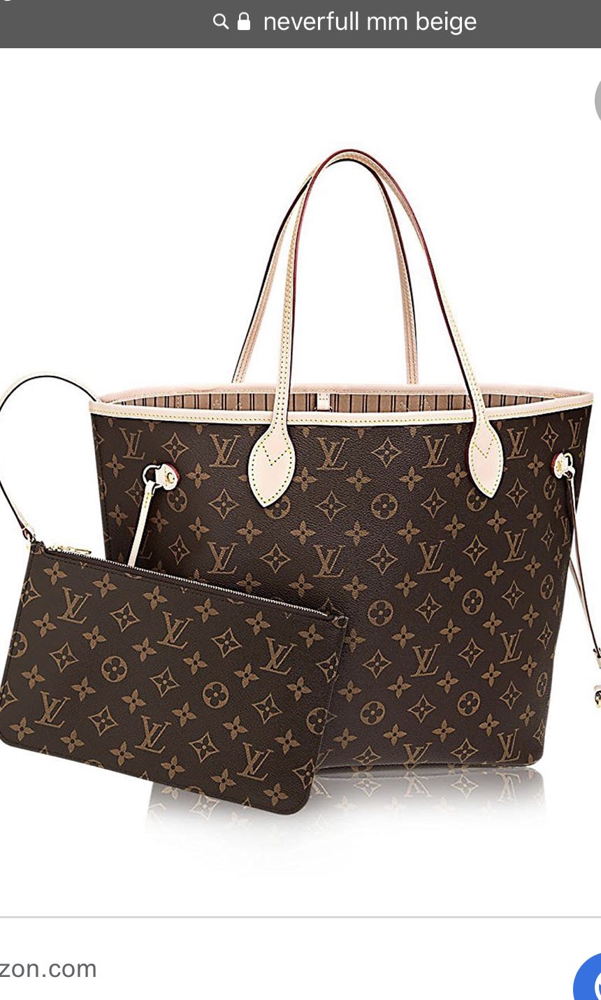 Neverfull deals beige interior