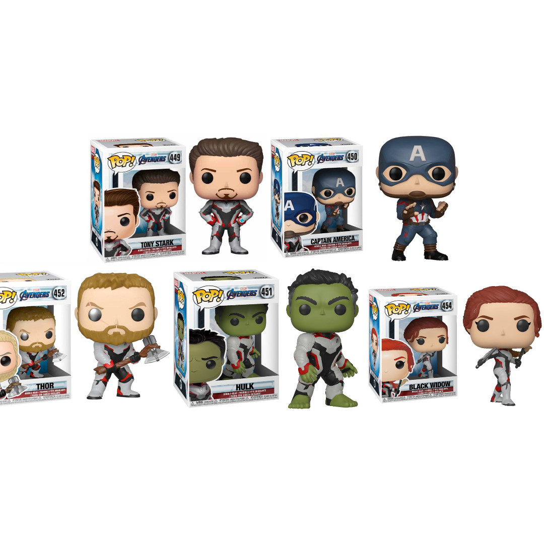 Marvel Funko Pop Avengers Endgame Captain America Black Widow Thor Professor Smart Hulk Tony Stark Ironman Iron Man Figure Toy Toys Games Toys On Carousell