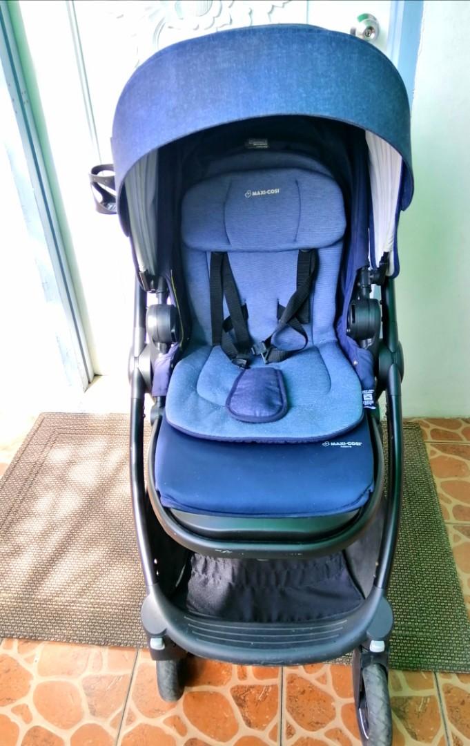 Maxi Cosi Adorra Nomad Blue Stroller Babies Kids Going Out