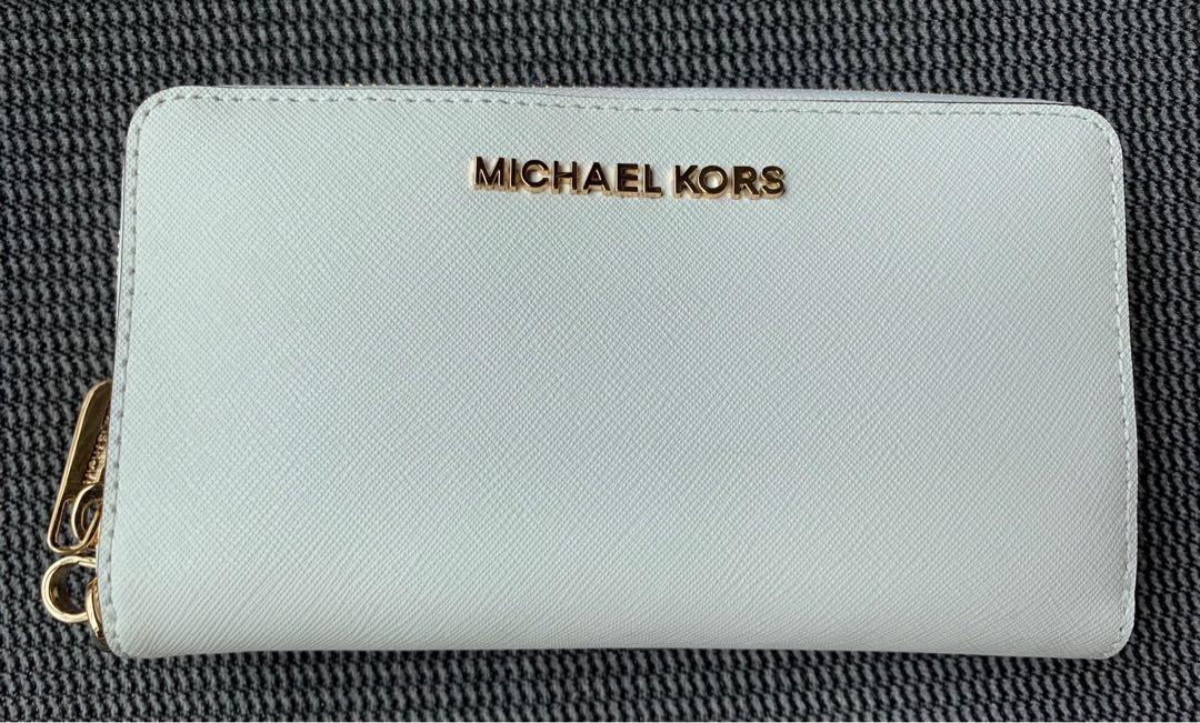 michael kors optic white wallet